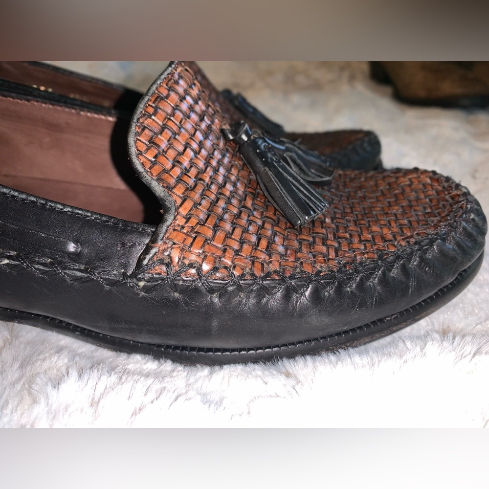 Vintage? Women’s Cole Haan Brown & Black Leather Loafers - Picture 8 of 16
